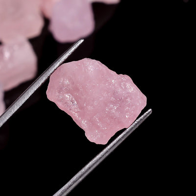 Wholesale Lot Natural Madagascar Pink Morganite Raw Crystal Chips Rough Loose Beryl Family Gemstone for Jewelry Making