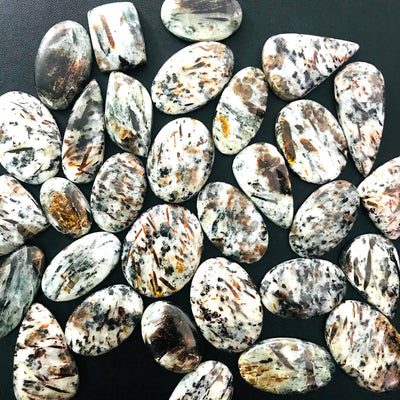 18-30mm Astrophylite Loose Gemstone Cabochons for Artisan Jewelry