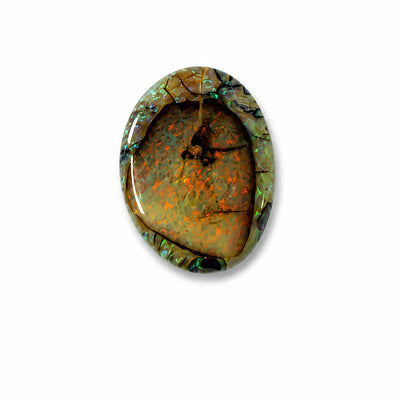 Monarch Opal Cabochon Gemstone for Pendant Making, Sterling Opal AAA Quality