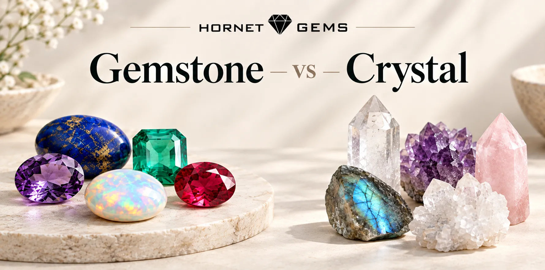 Gemstone vs Crystal: Which One Belongs in Your Jewelry Box?