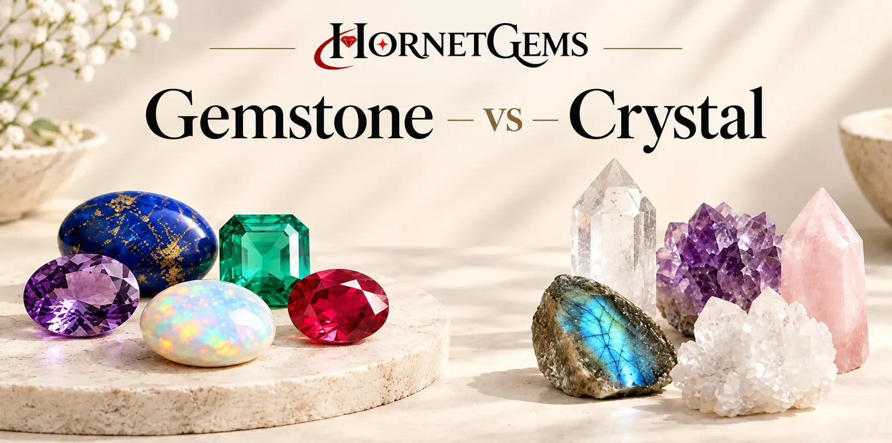 Gemstone vs Crystal: What's the Difference and Which Should You Buy?