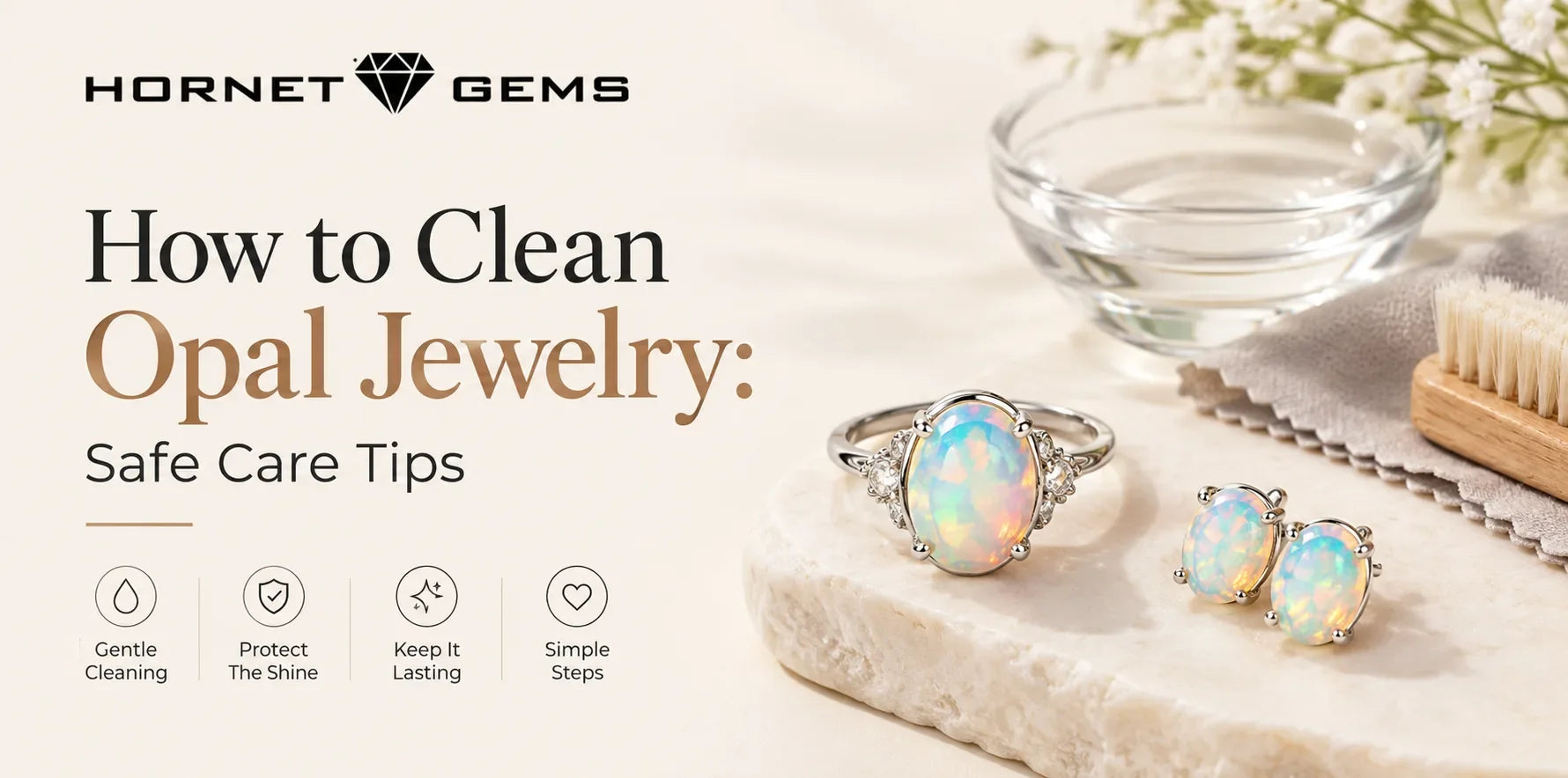 How to Clean Opal Jewelry: Safe Care Tips