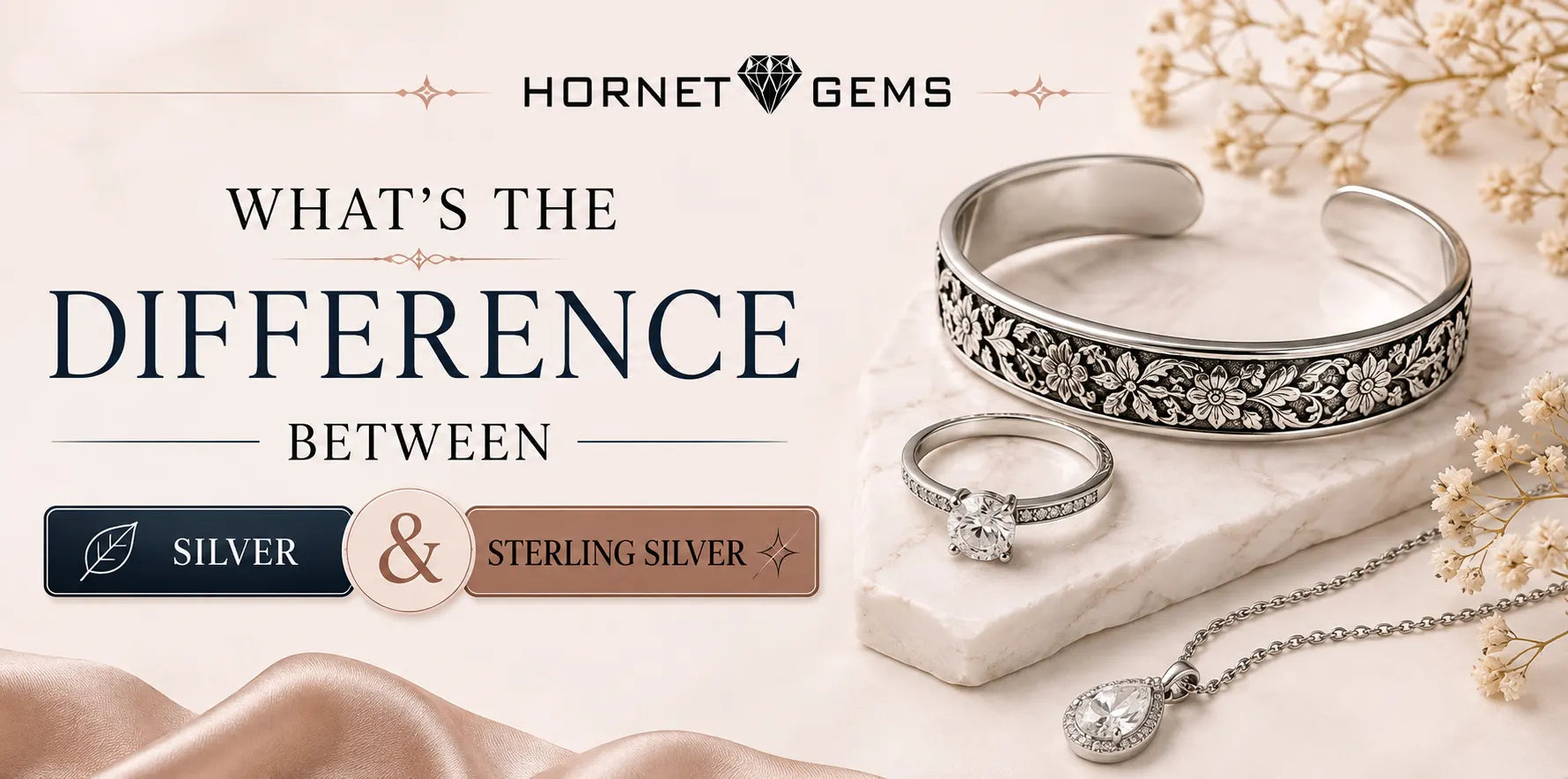What's the Difference Between Silver and Sterling Silver?