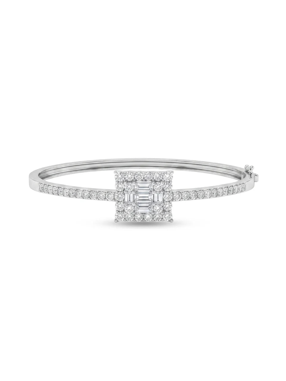 925 Silver Aurora Emerald Halo Bracelet for Women