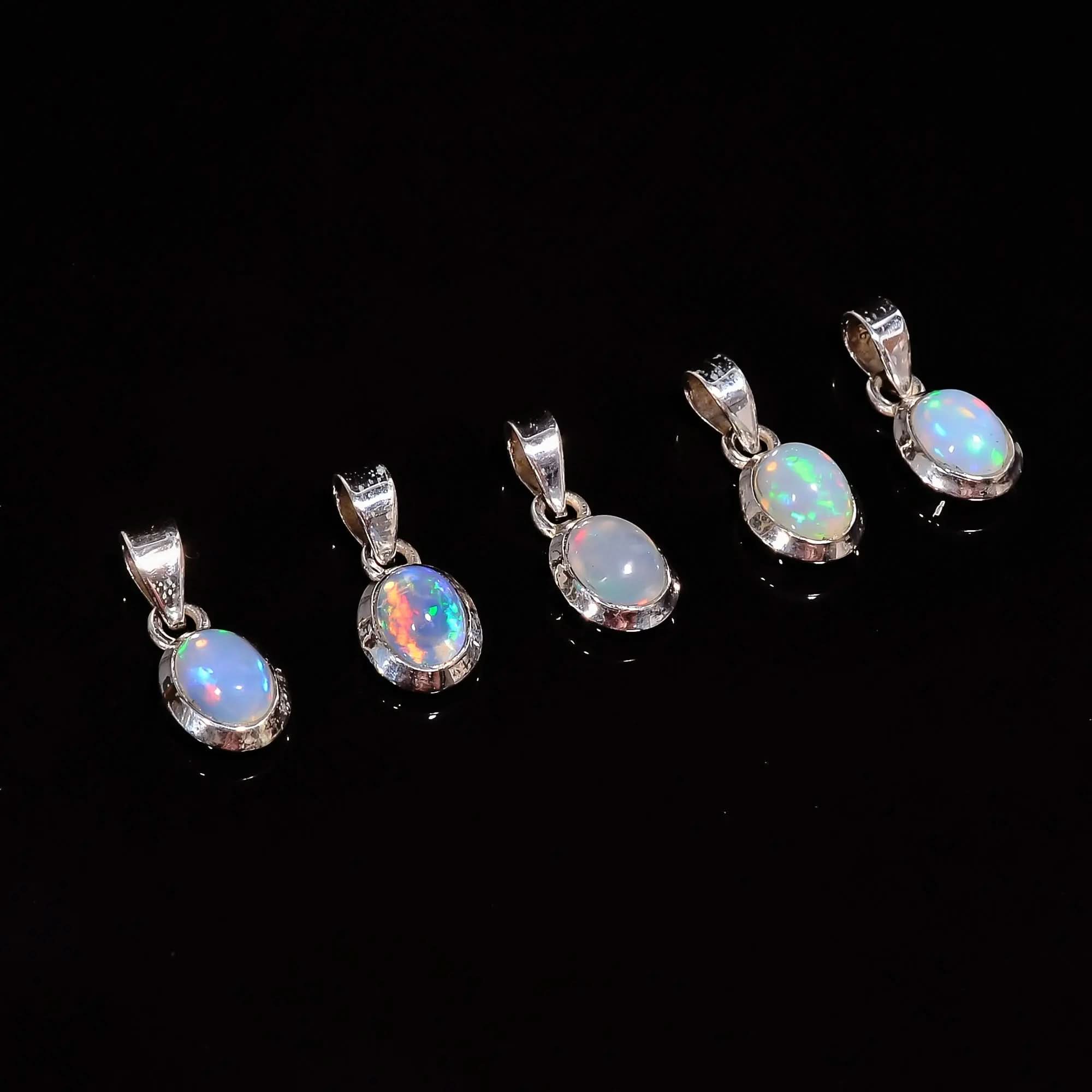 Premium Quality AA+ Black Ethiopian Opal Bazel 