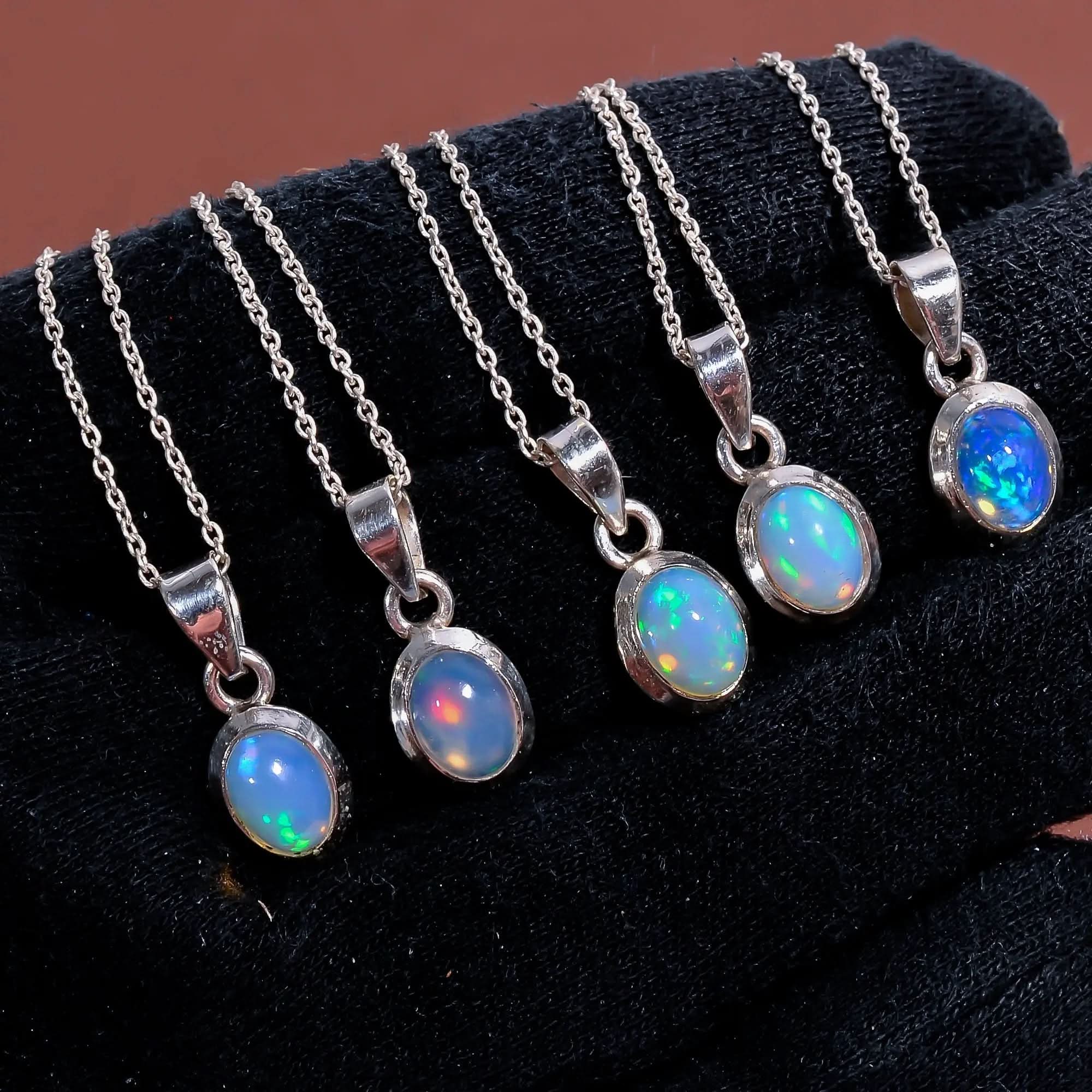 Naturally sourced AA+ Quality Ethiopian Opal Gemstone Bazel for Jewelry