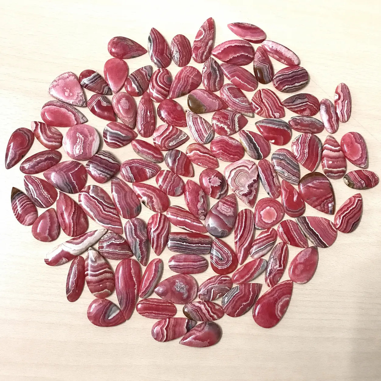 AAA Natural Pink Rhodochrosite Cabochon 