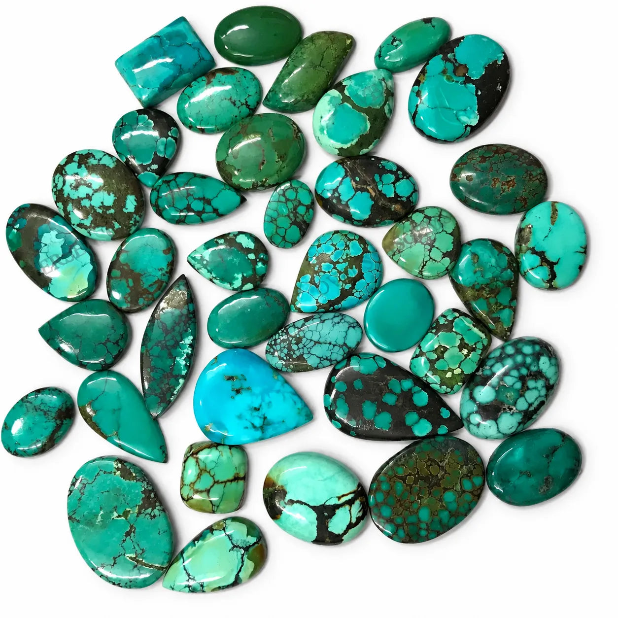 natural Tibetan Turquoise Cabochon