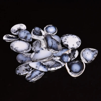 AAA Dendritic Opal Cabochon Lot | Natural Dendrite Opal Wholesale Loose Gemstones for Jewelry Making