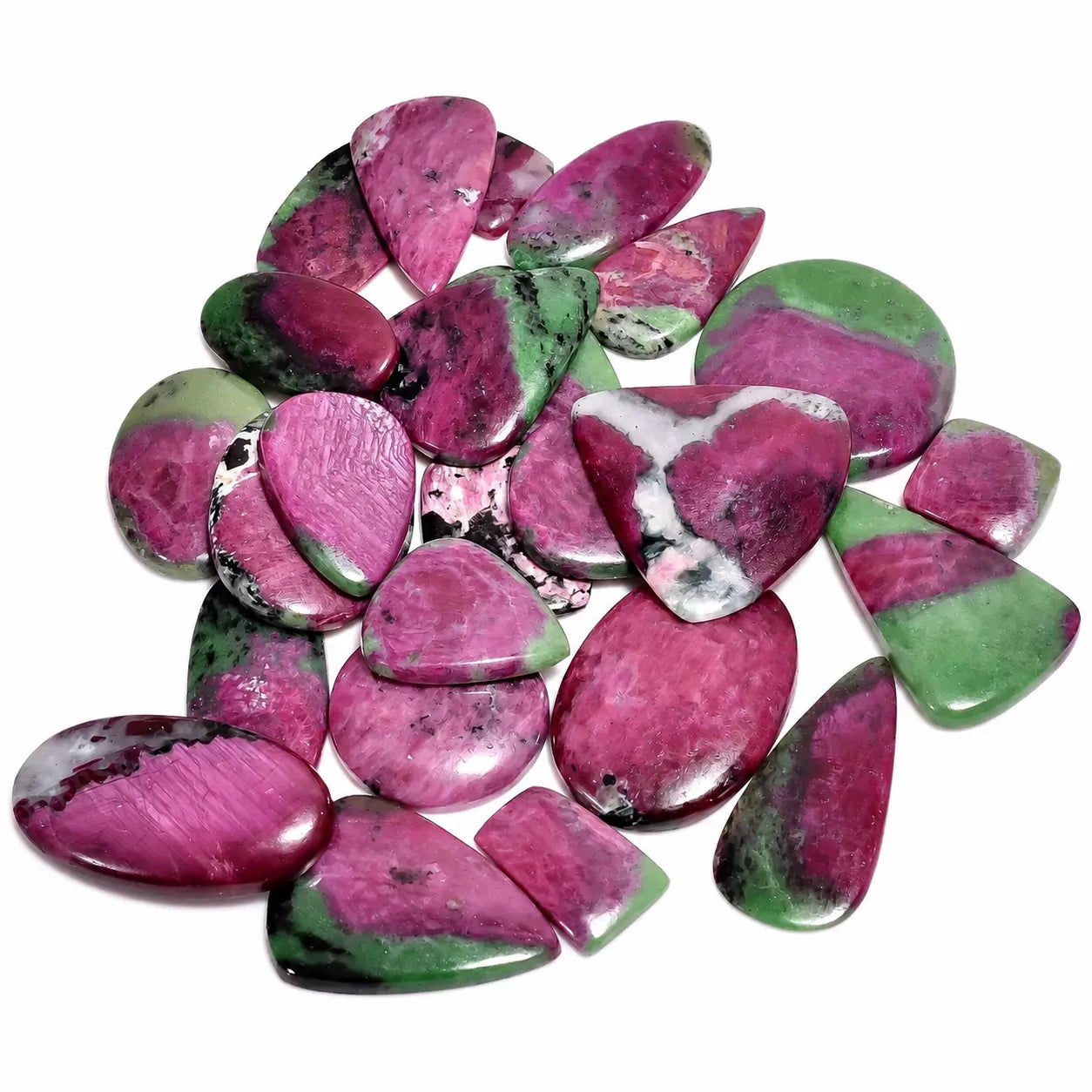 Natural Ruby Zoisite Cabochon 20–40mm