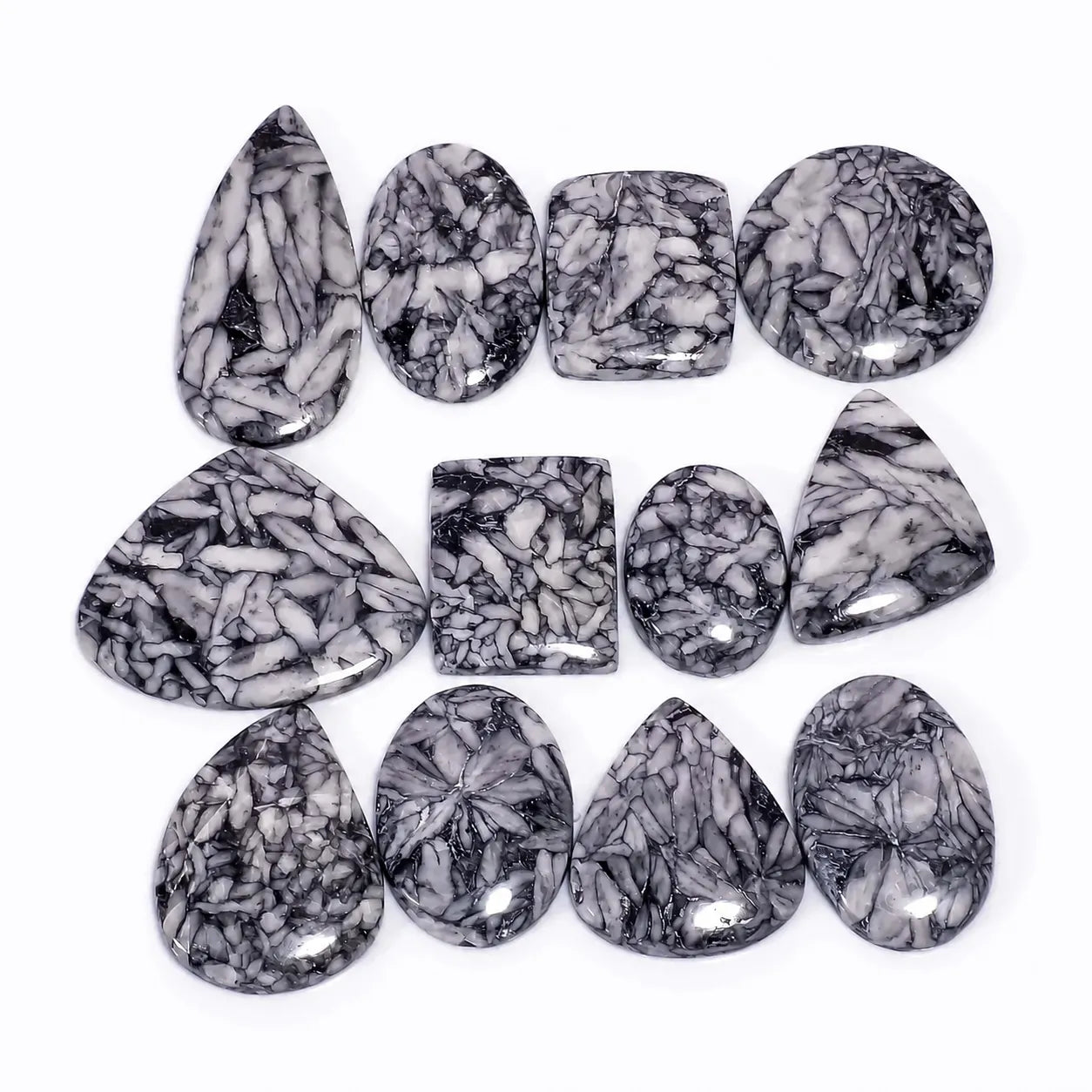 100 Cts to 1000 Cts Pinolith Jasper Cabochon lot