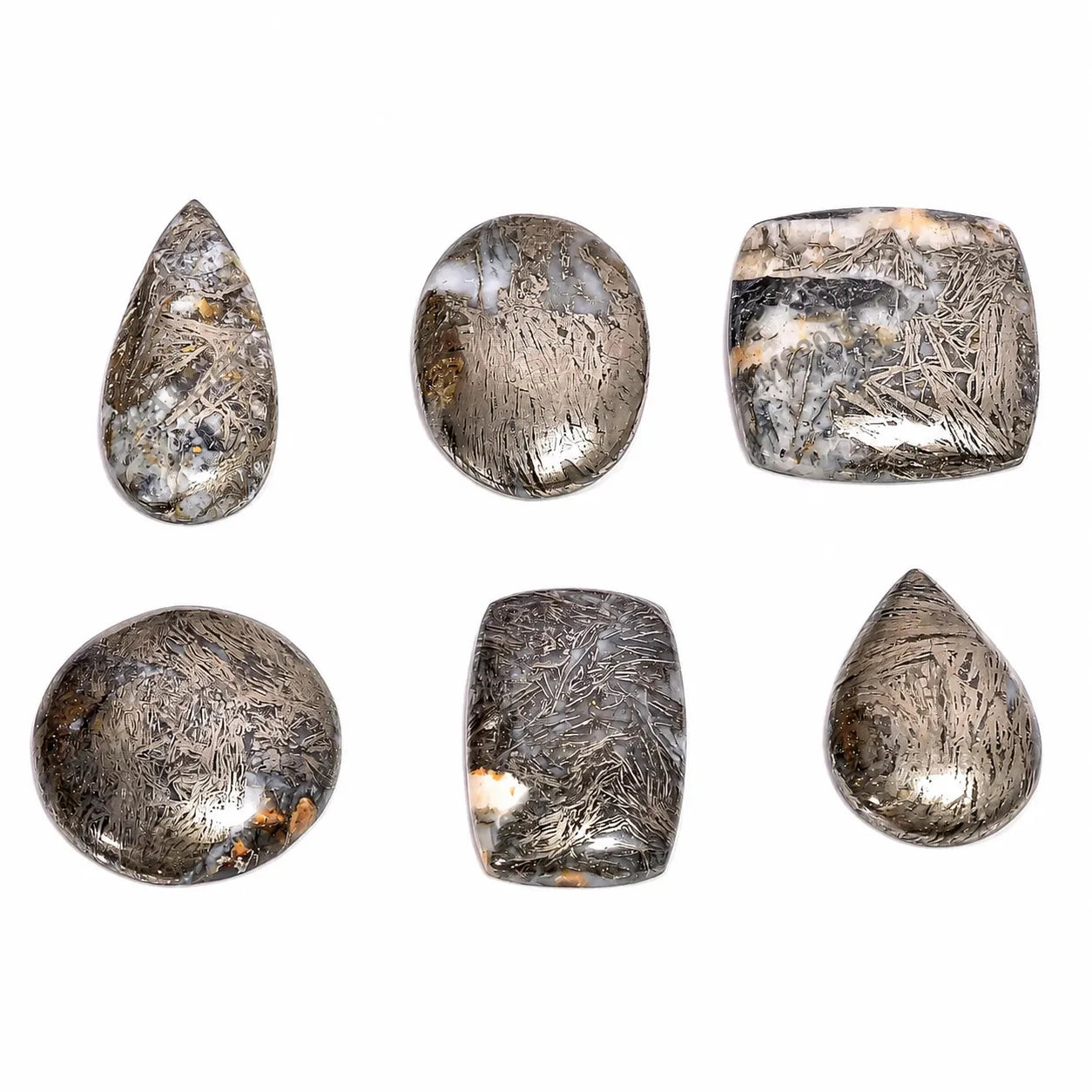 Pyrite Bulk Cabochons Gemstone in Mix Shape