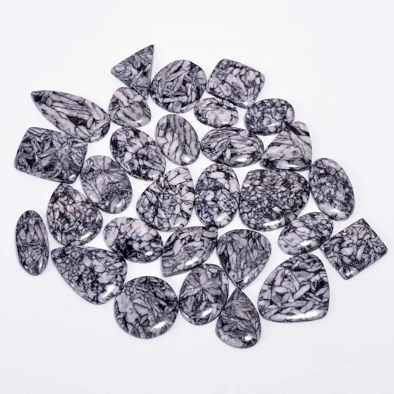 AAA Pinolith Jasper Cabochon lot 