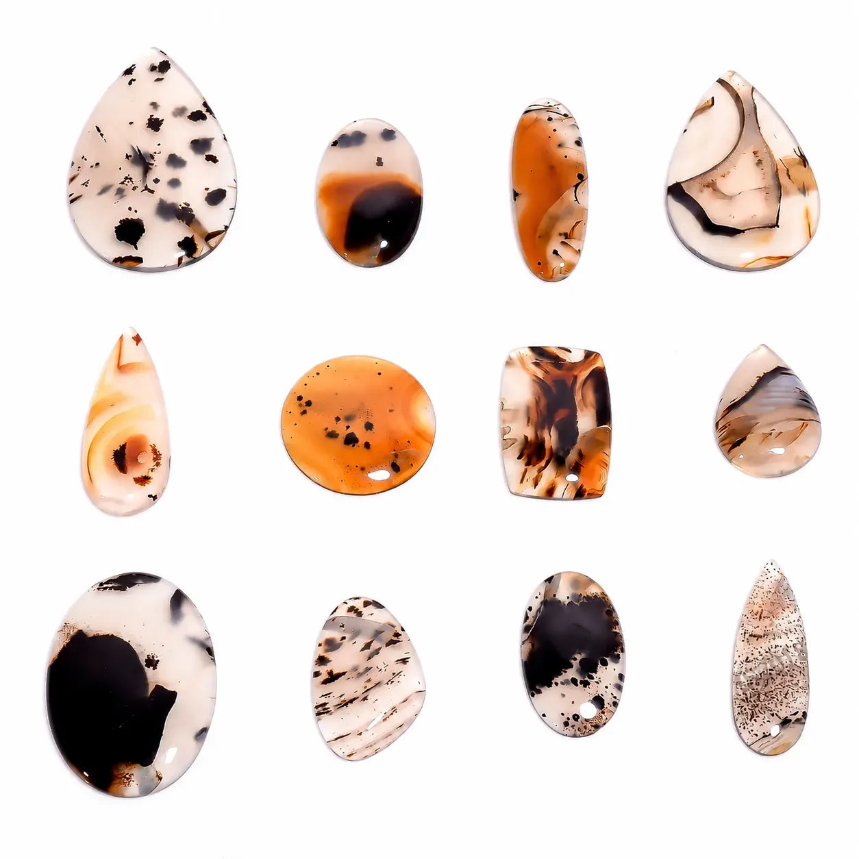Montana Agate Cabochon 1–10 Pieces
