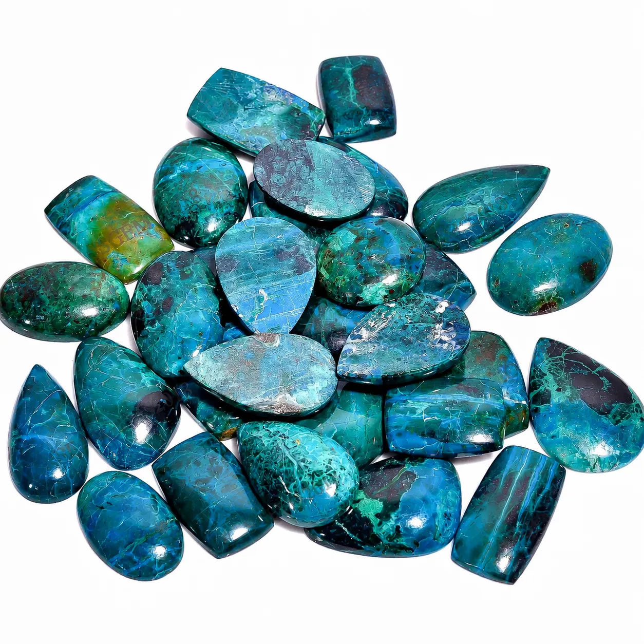 Natural Chrysocolla Cabochon Wholesale