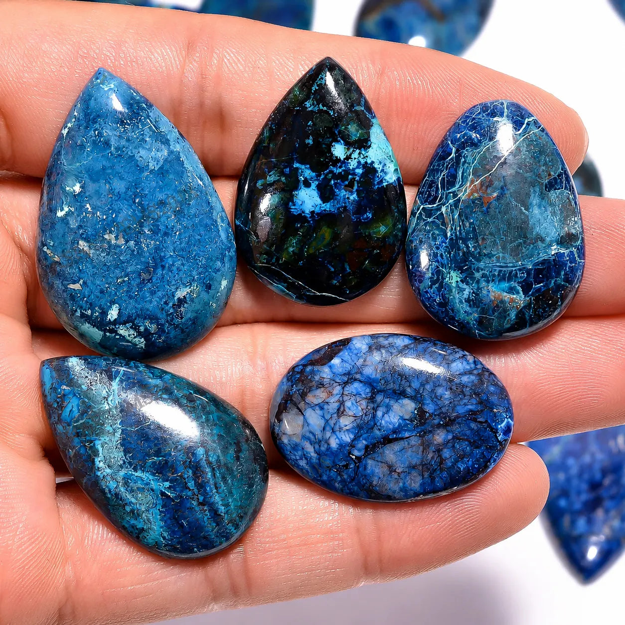 Shattuckite Cabochon wholesale(20–35 mm)