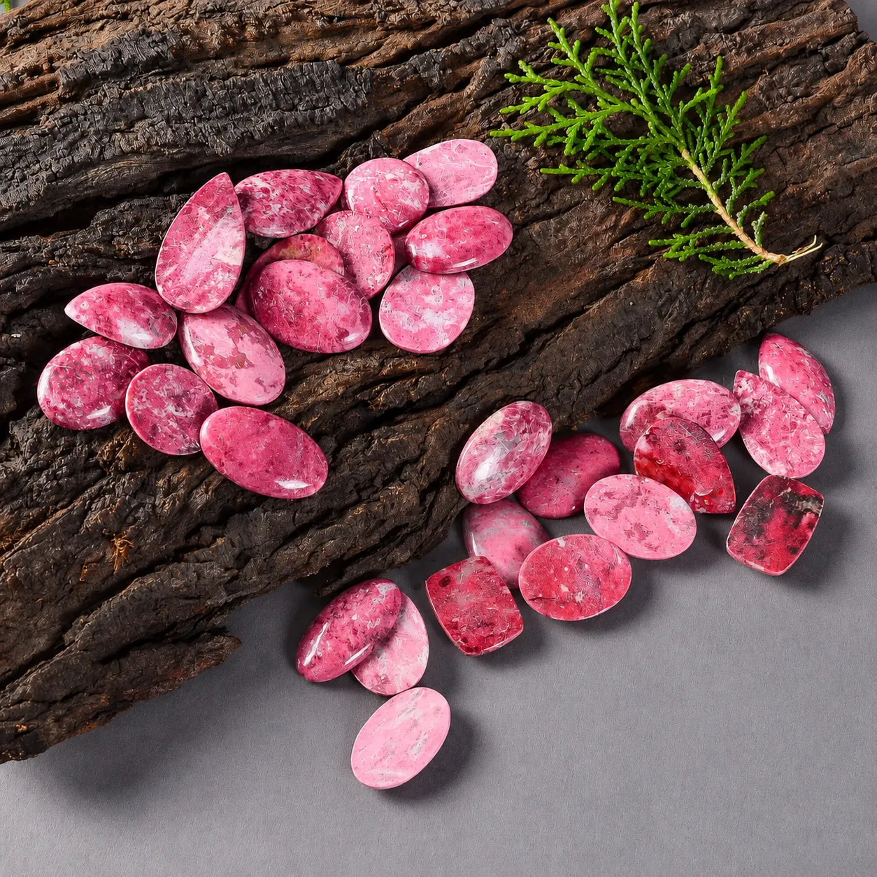 Pink Thulite Cabochon Wholesale Gemstone 