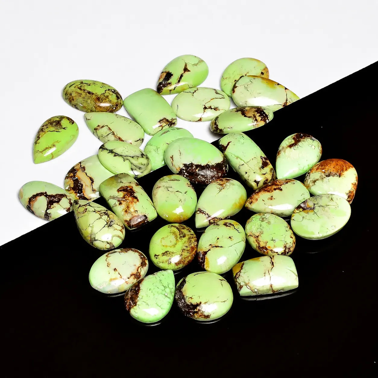 Lemon Chrysoprase Cabochon Wholesale