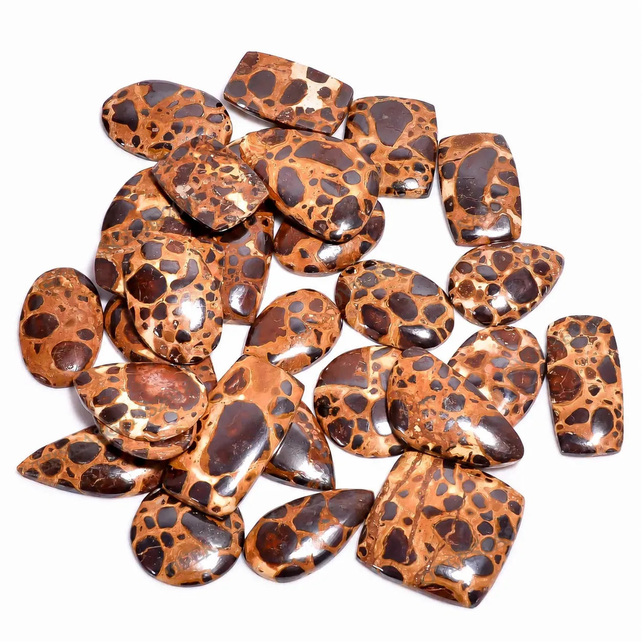Bauxite Cabochon Lot 1–10 Pieces