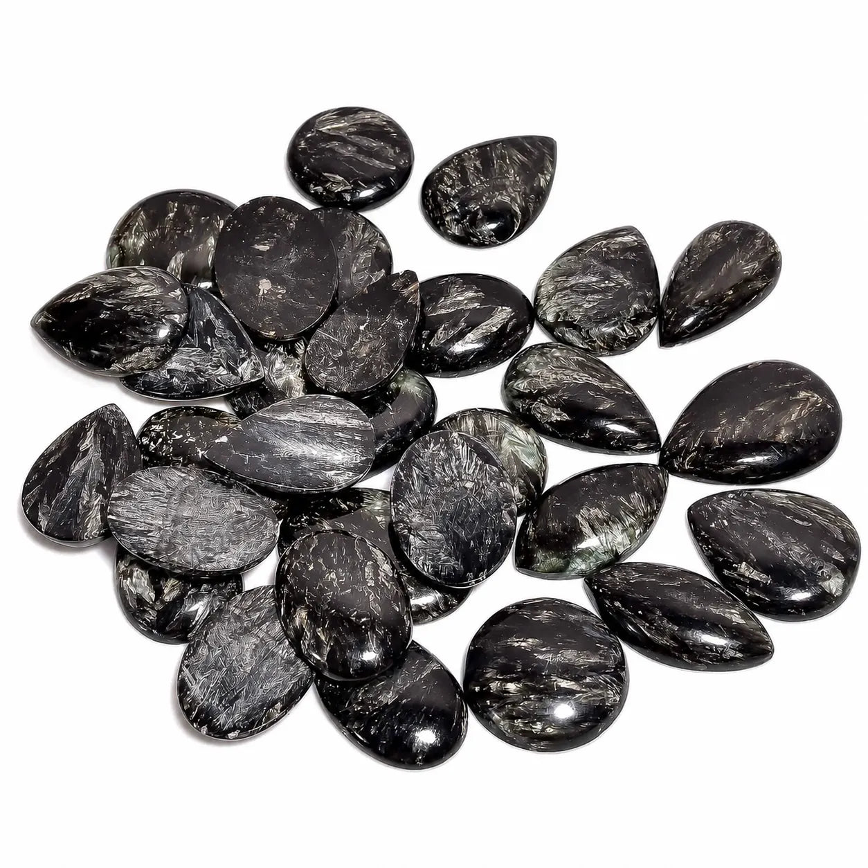 Golden Seraphinite gemstones 1–10 Pieces