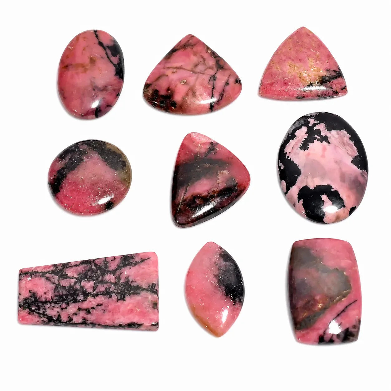 Rhodonite Cabochon Lot