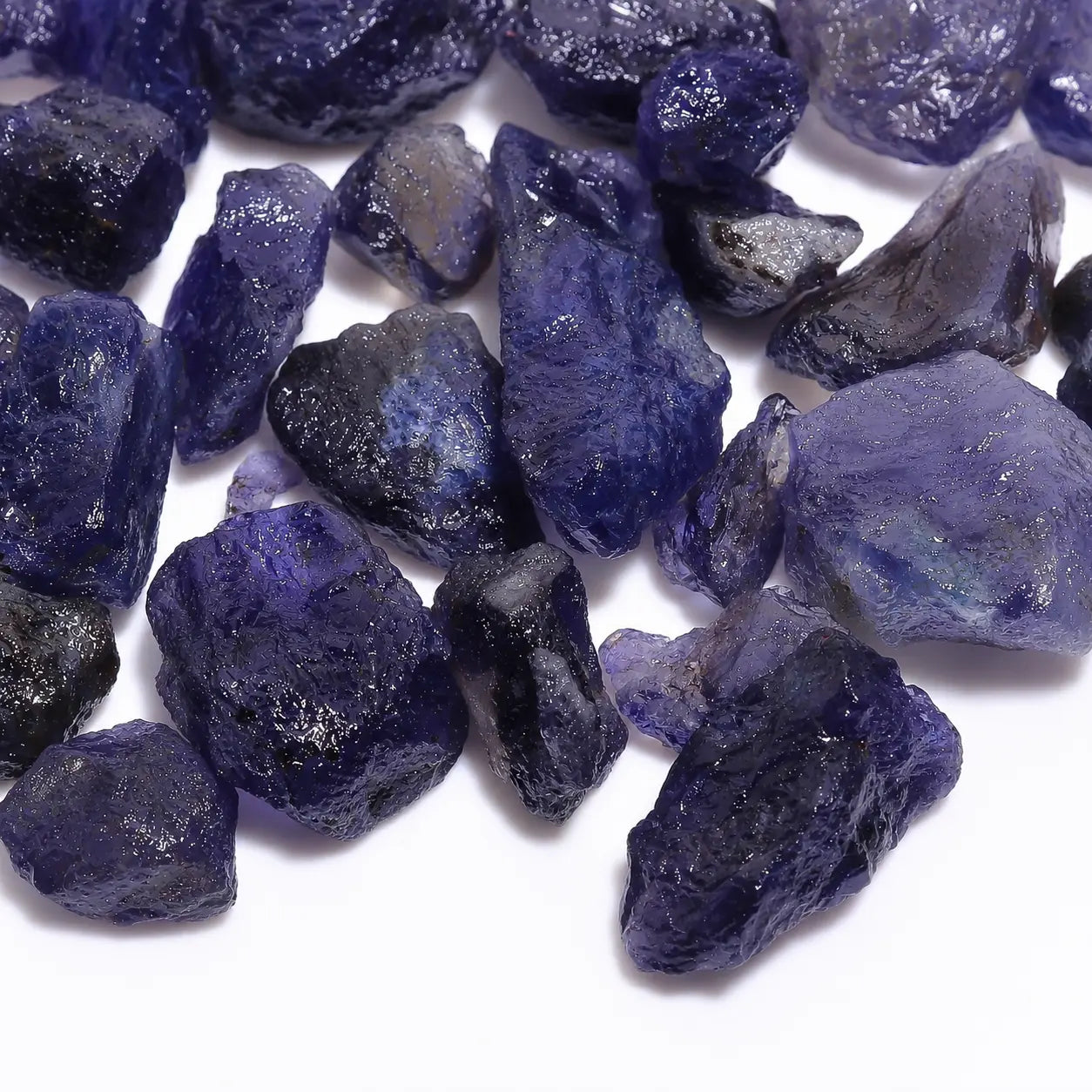 AAA Iolite Raw Crystal Gemstone – Natural Blue Violet Iolite from Norway  (Approx 10 mm to 20 mm size)