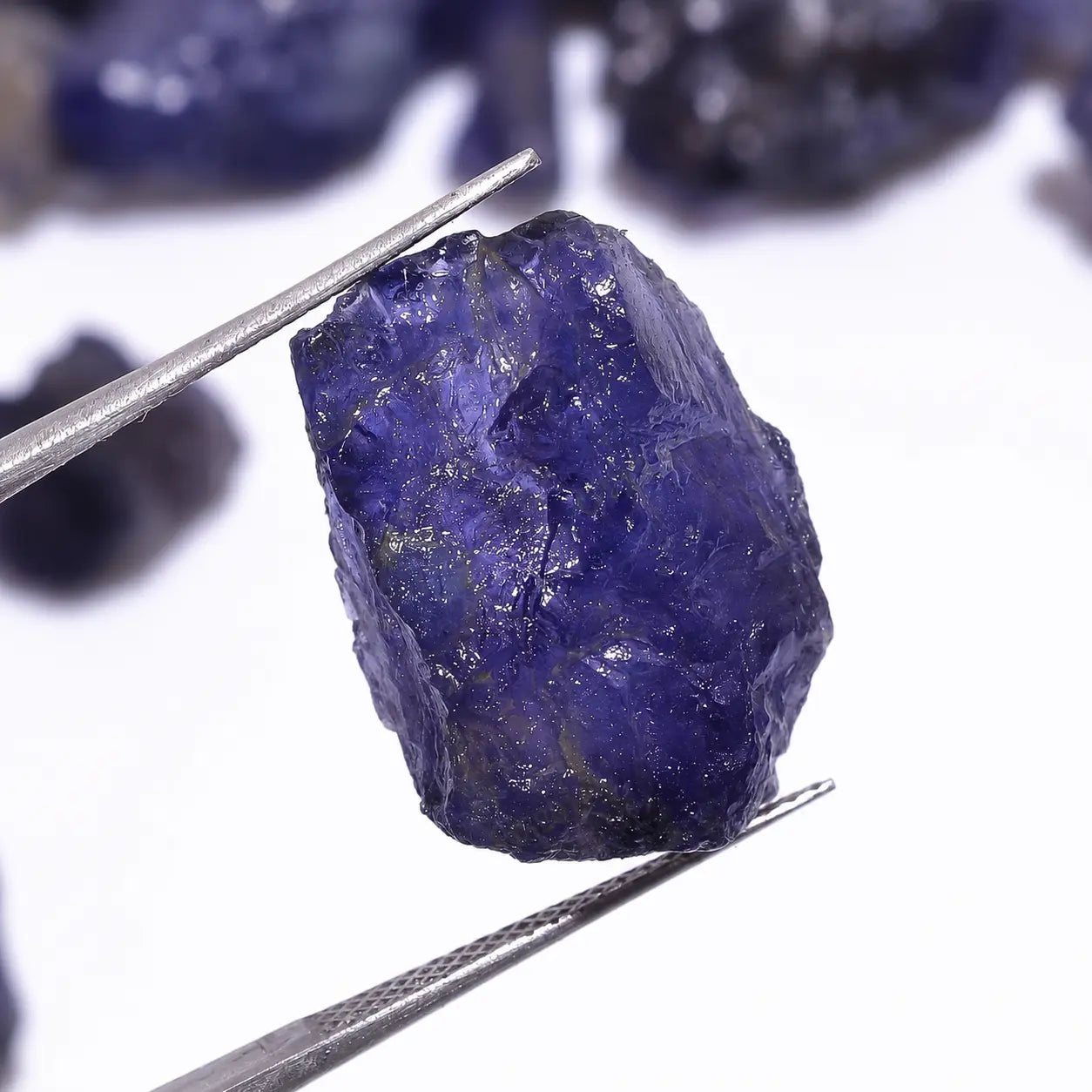 AAA Iolite Raw Crystal Gemstone – Natural Blue Violet Iolite from Norway  (Approx 10 mm to 20 mm size)