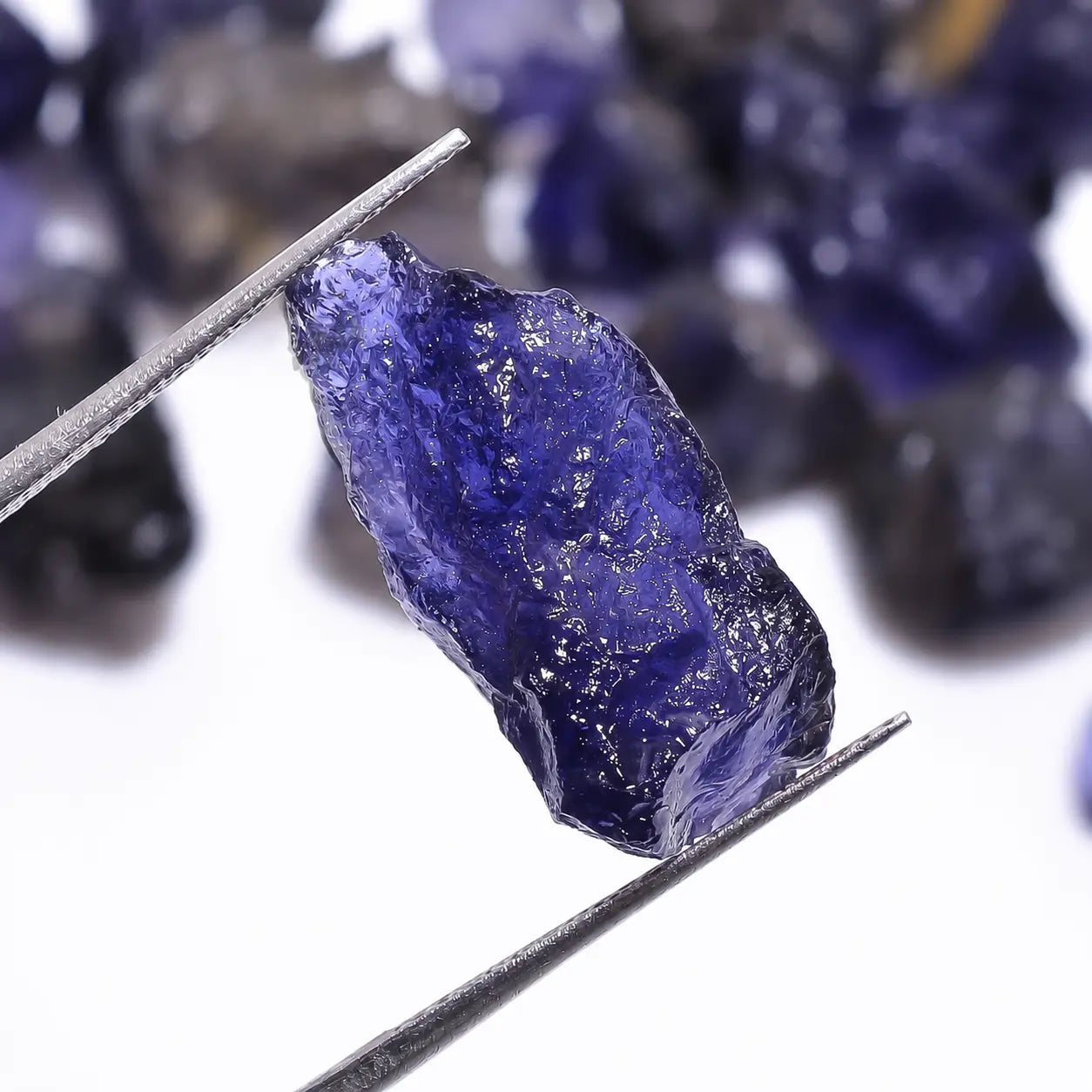 AAA Iolite Raw Crystal Gemstone – Natural Blue Violet Iolite from Norway  (Approx 10 mm to 20 mm size)