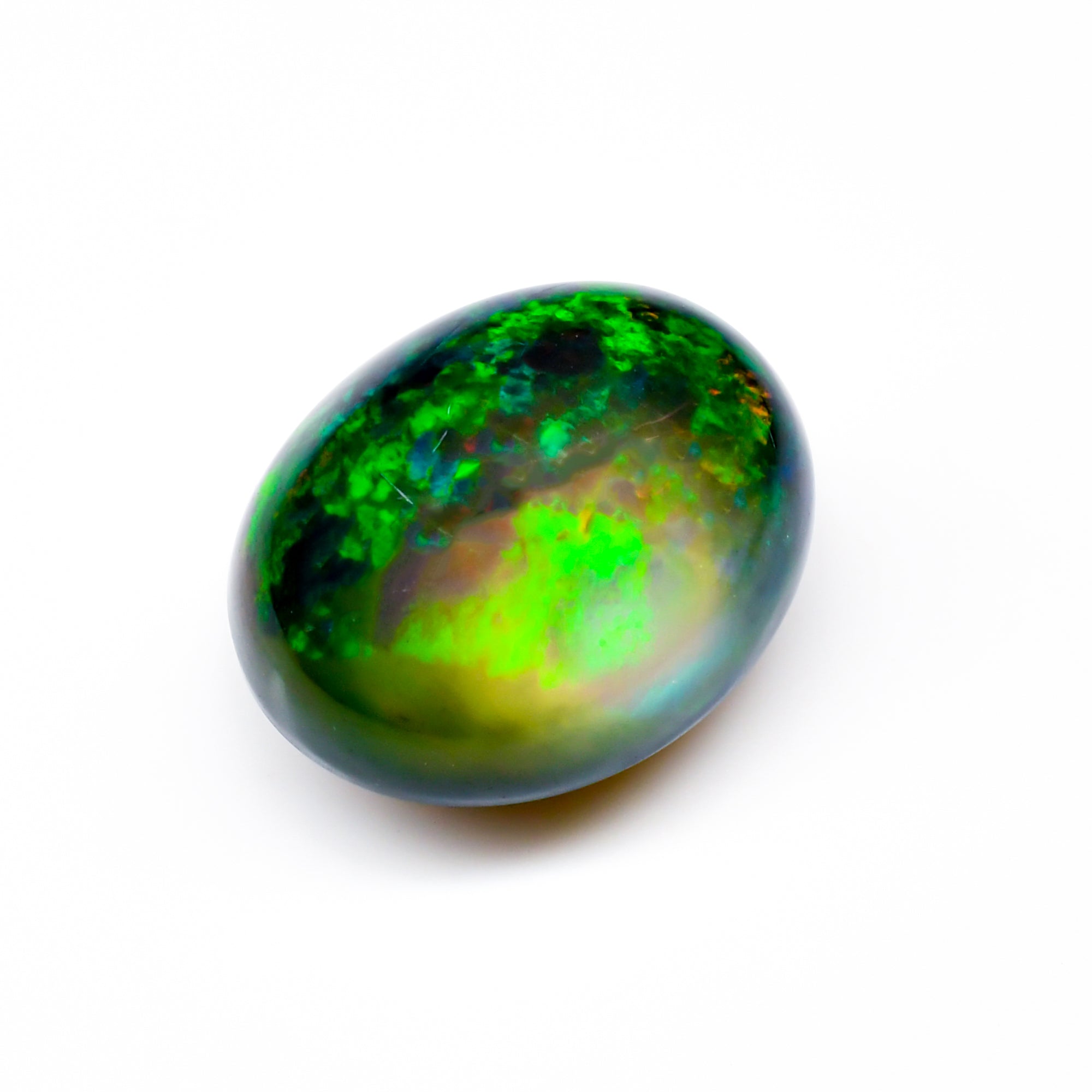 Natural Black Ethiopian Opal oval cabochon 7.65 ct L-1592 - photo 2