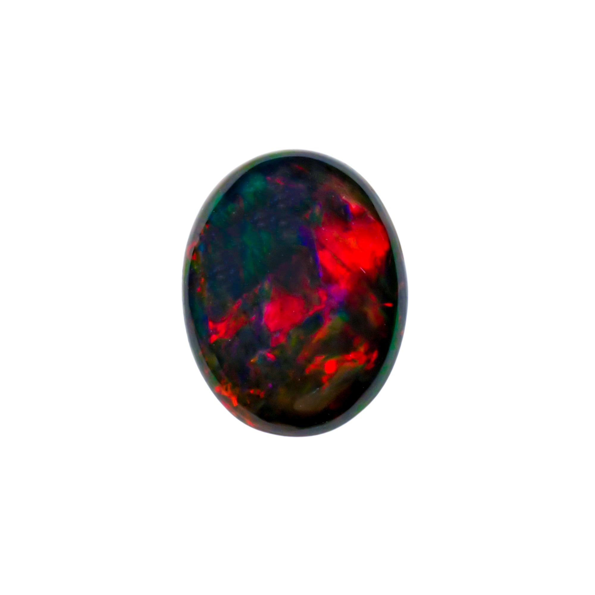 Natural Black Ethiopian Opal oval cabochon 4.65 ct L-1600