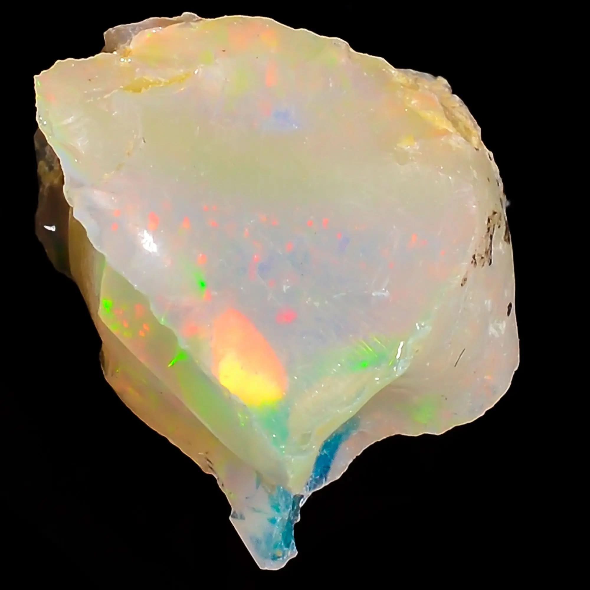 Multi Flashy Ethiopian opal Gemstone for jewelry making  
