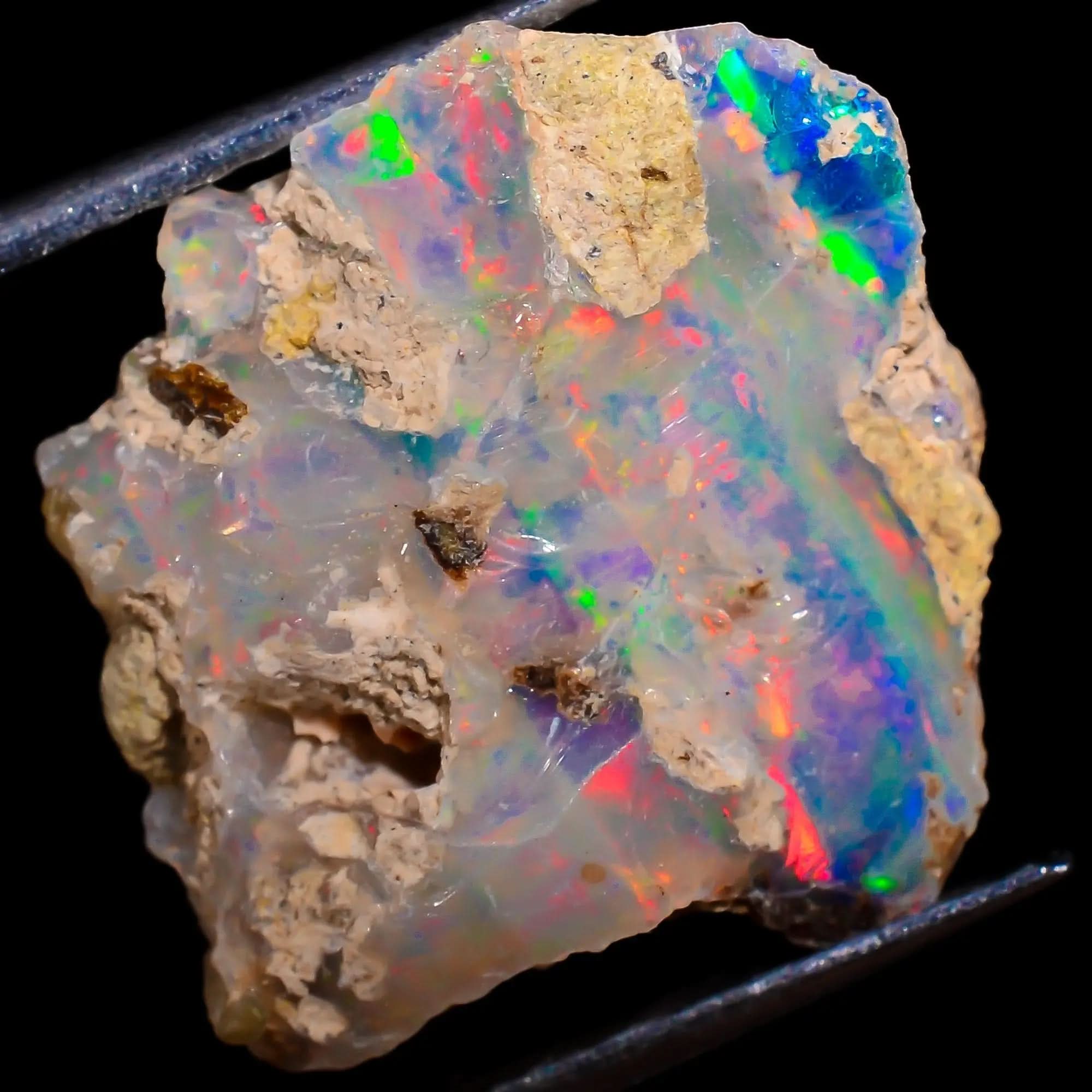 Natural Ethiopian Opal Cabochon Raw Gemstone
