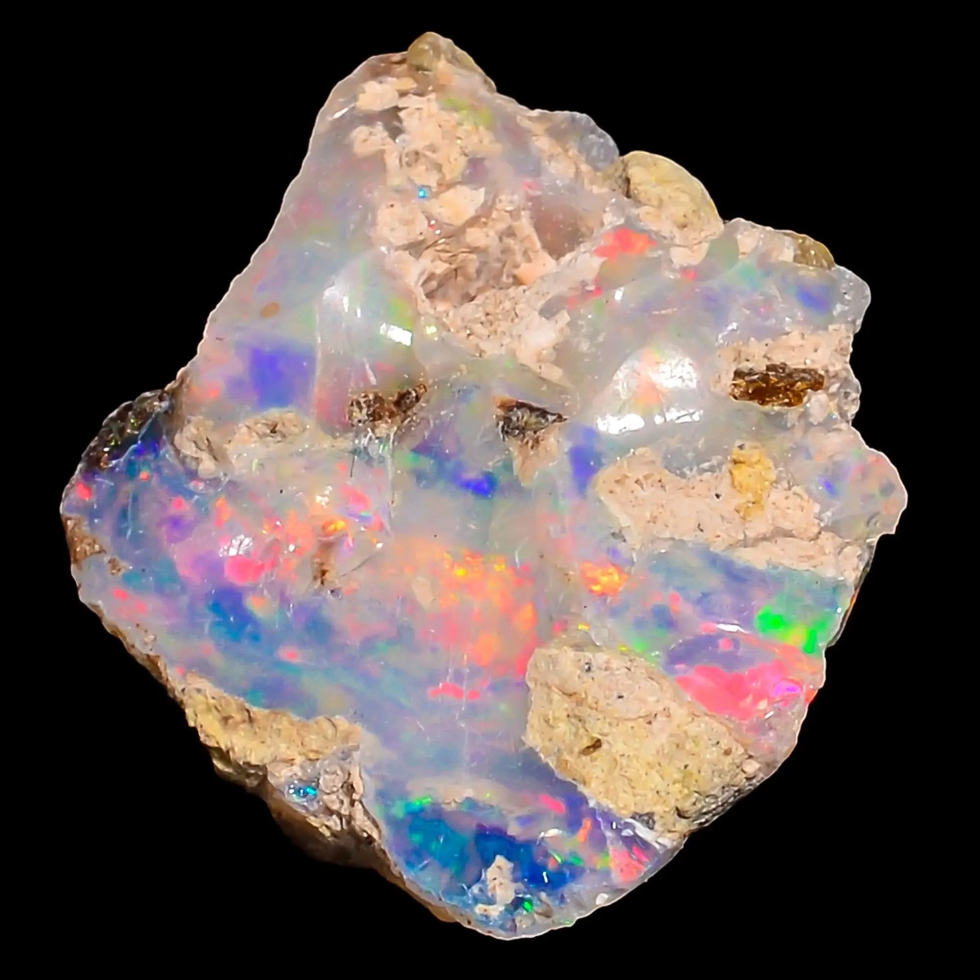 Raw 5.00 Cart Ethiopian Opal Cabochon Gemstone 
