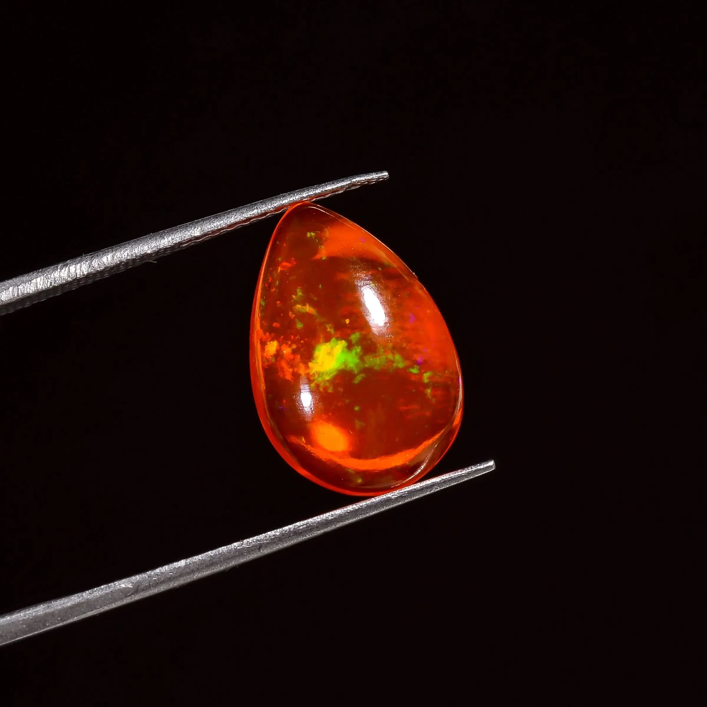 Natural Fire Ethiopian Opal Cabochons 3.50 Cts Gemstone 
