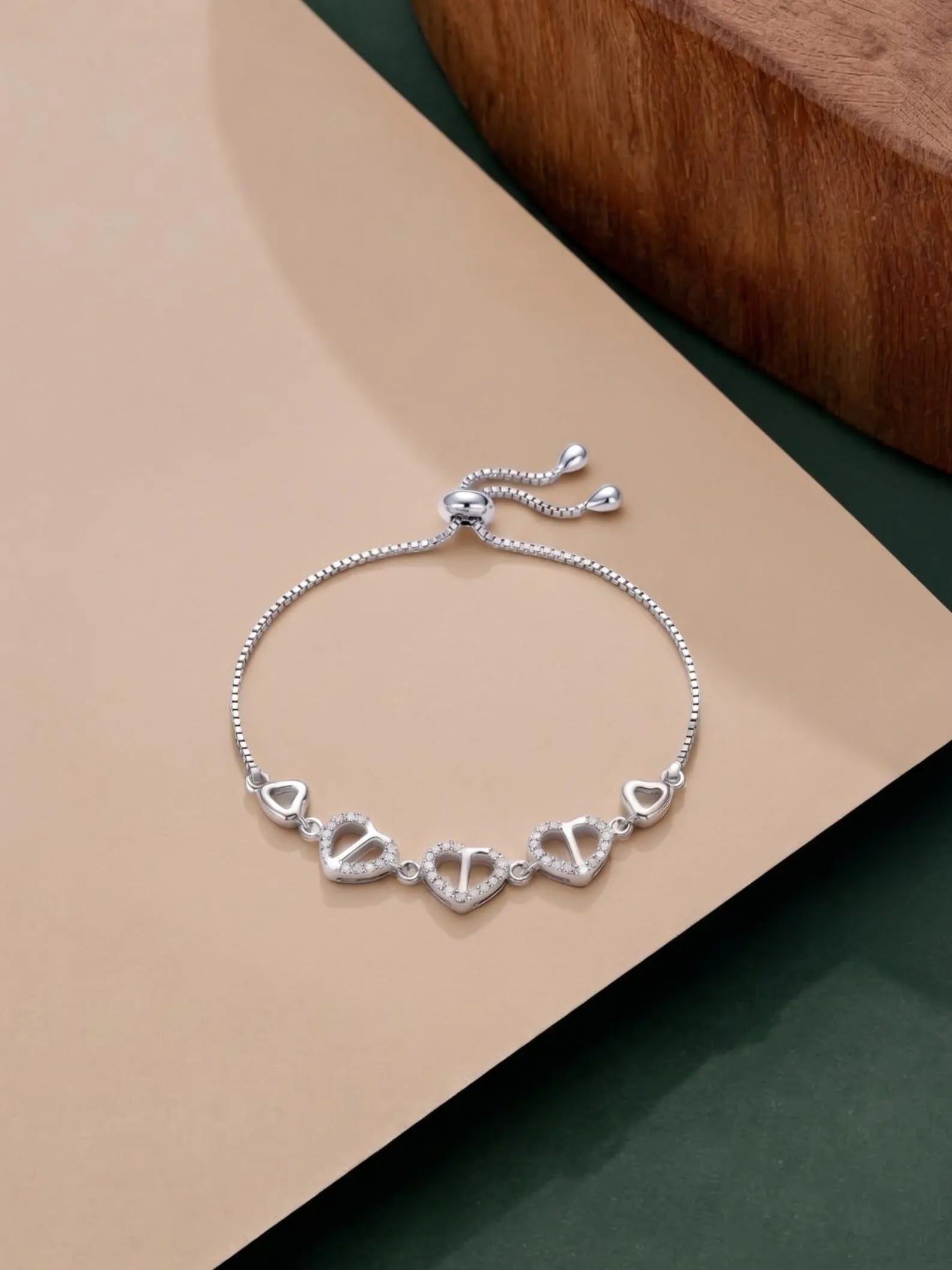 Sterling Silver Heart Bolo