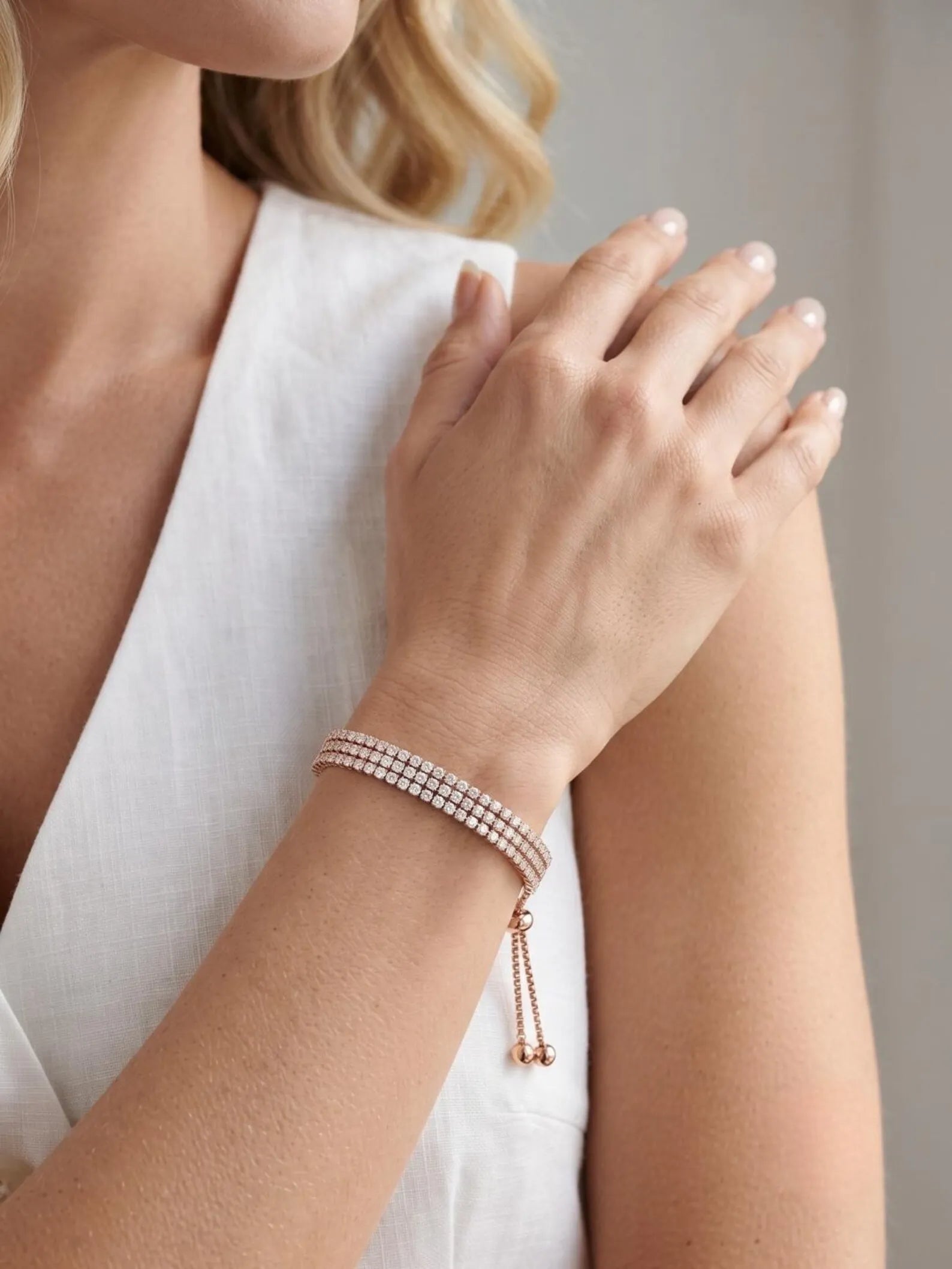 925 Sterling Silver Tennis Bracelet