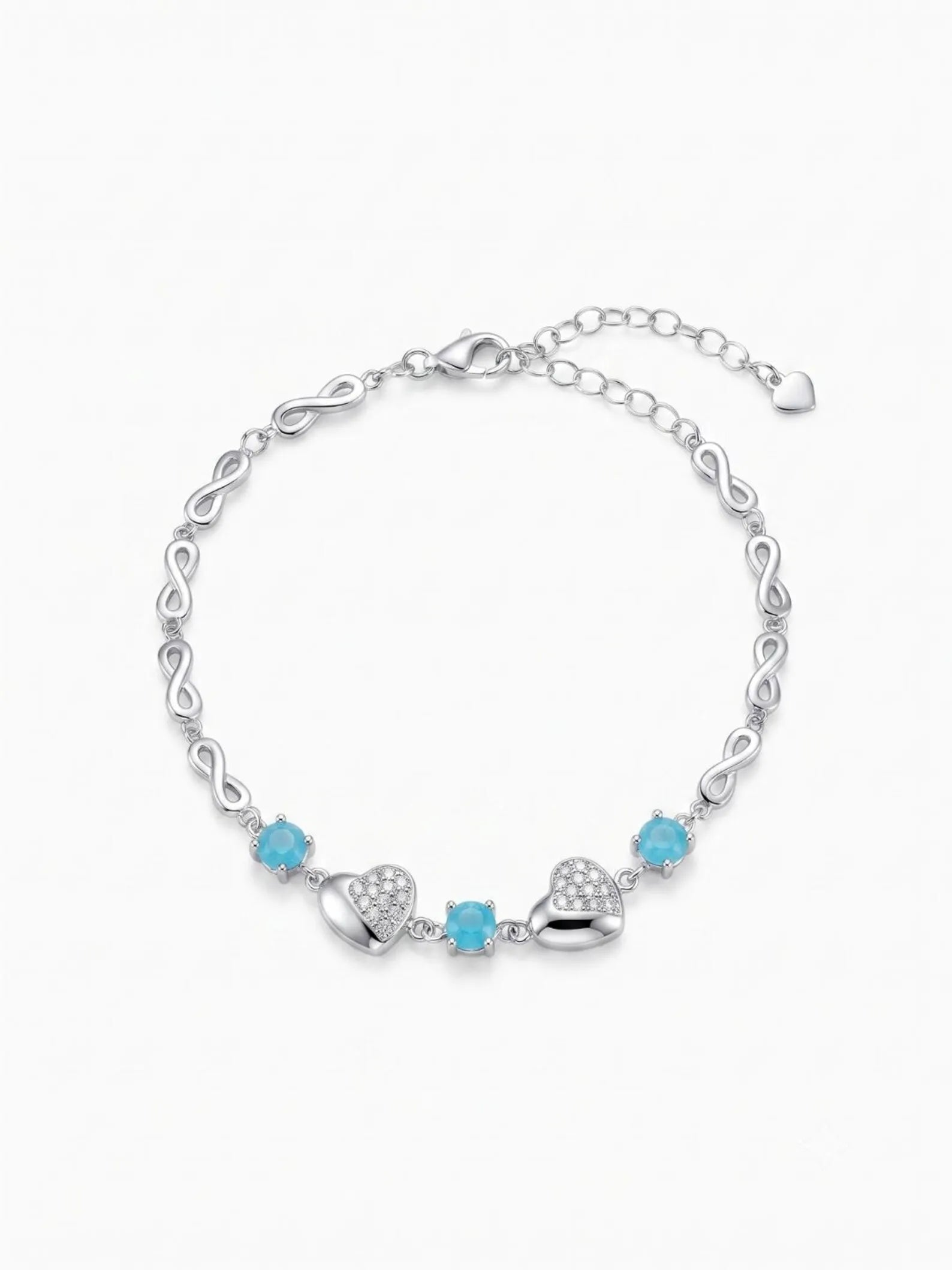 Silver & Blue 925 Sterling Silver