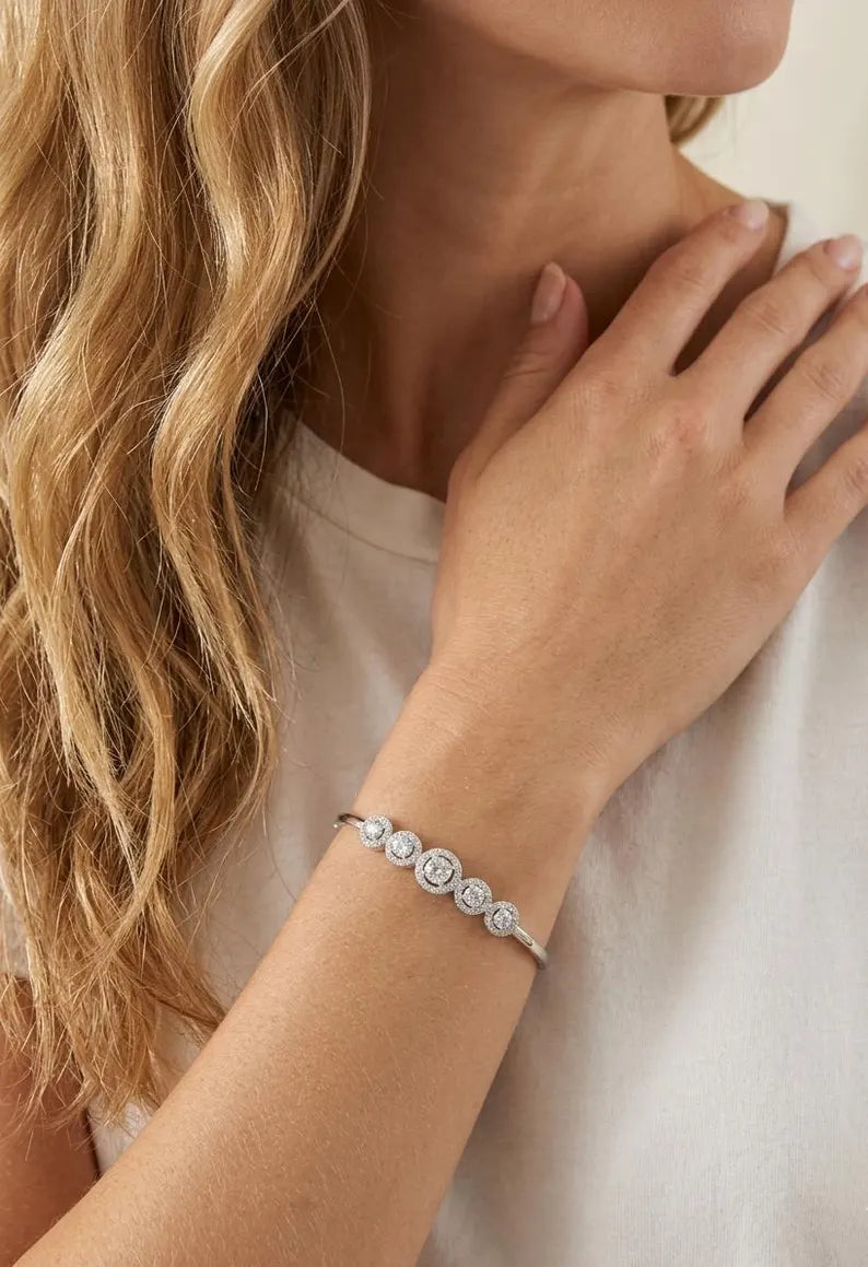925 Sterling silver bracelet for woman,dainty minimalist bracelet ,adjustable jewellery ,gift for her ,bridemaid gift