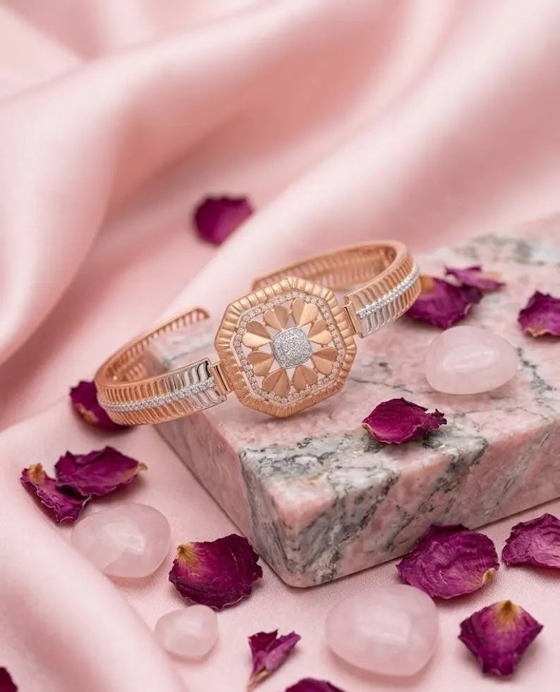 Sterling Silver 925 Zircon Baguette Bangle, Luxury Minimal Diamond Look Bracelet, Silver Bracelet ,Gift For Her