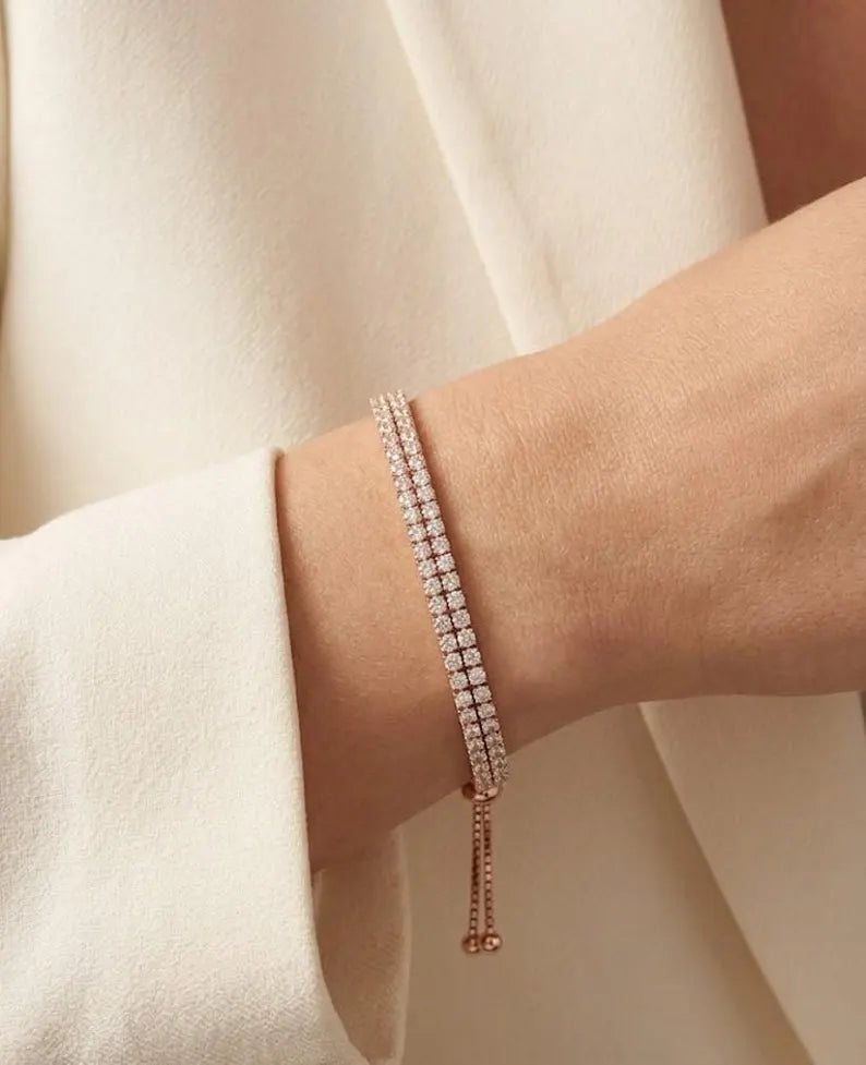 925 Sterling Silver Chain Link Bracelet, Dainty Minimalist Jewelry Gift for Her