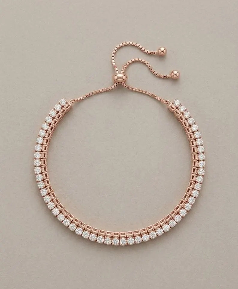925 Sterling Silver Chain Link Bracelet, Dainty Minimalist Jewelry Gift for Her