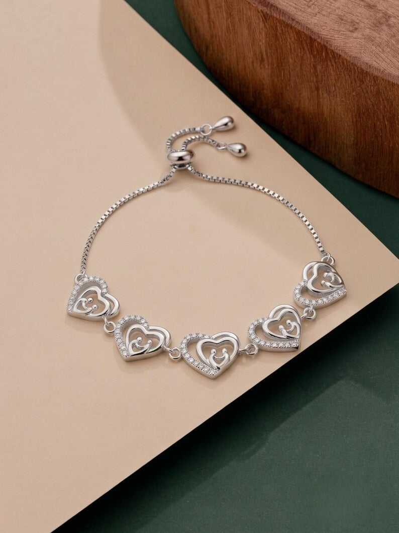  Gift for Mother - 925 Sterling Silver Bracelet
