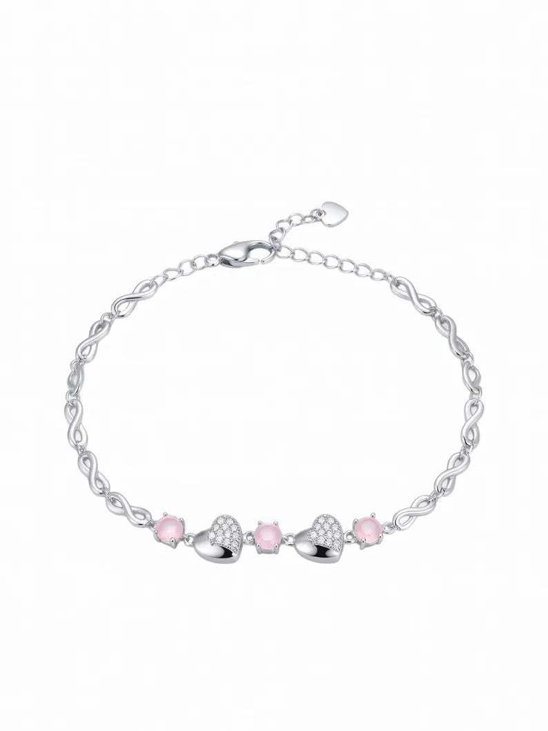 Pink Heart-Shaped Stones 