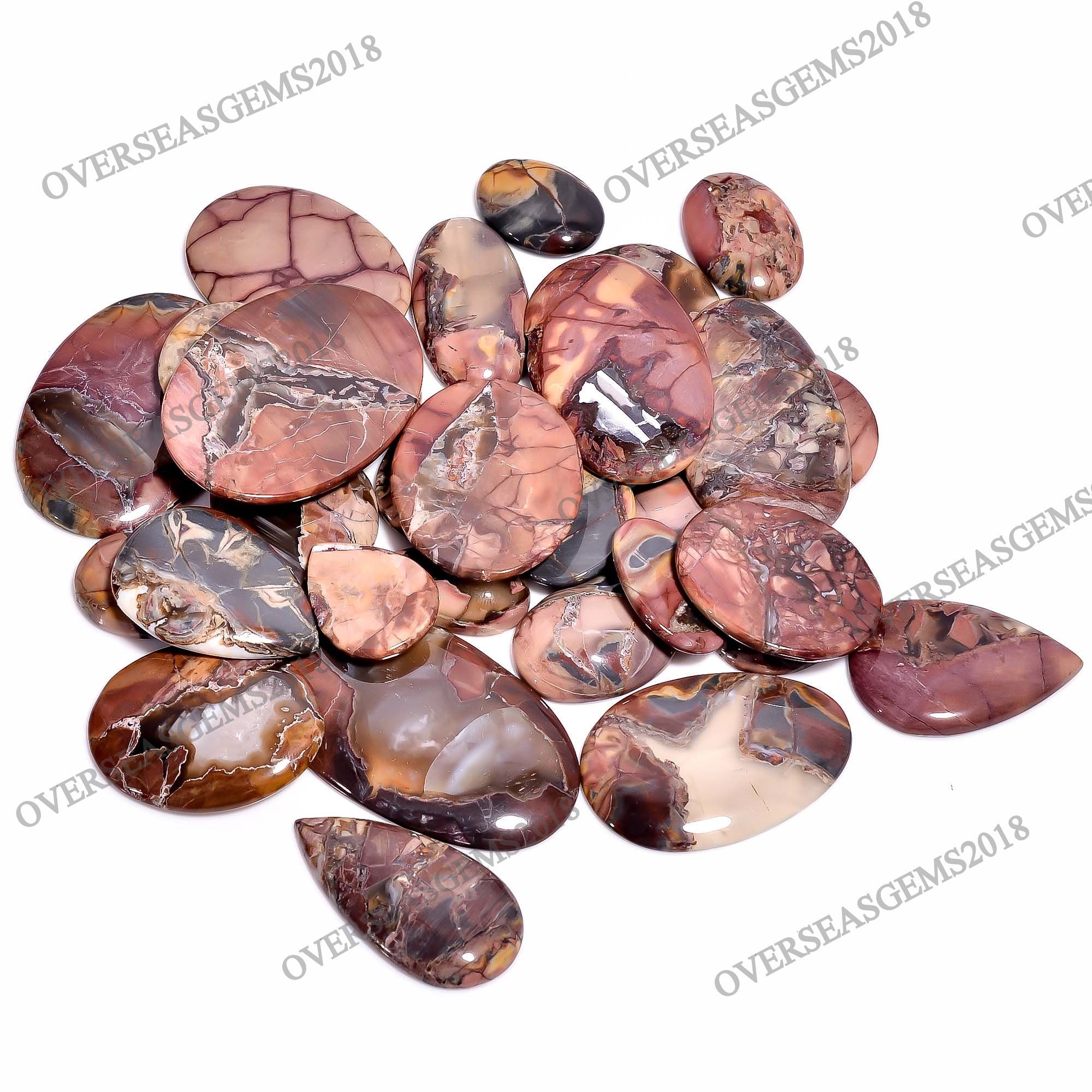 Natural Butterfly Jasper Wholesale Gemstone Bulk Designer Crystal Mix Shape.