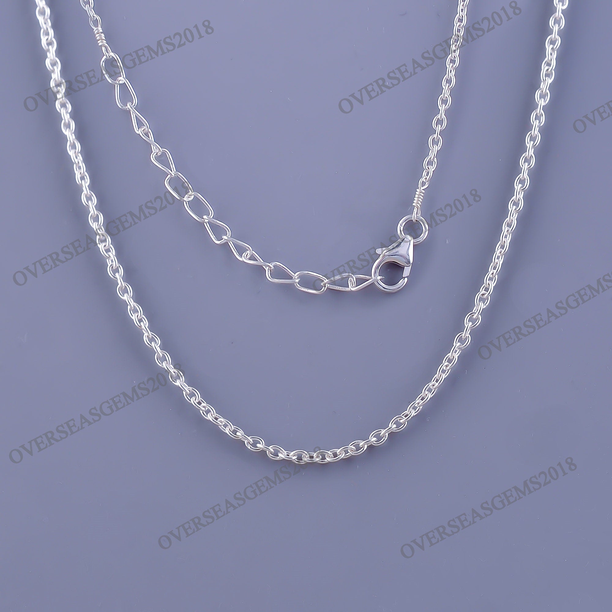 Blue Aquamarine Crystals Pendant (Chain Length 16+2 Inch)
