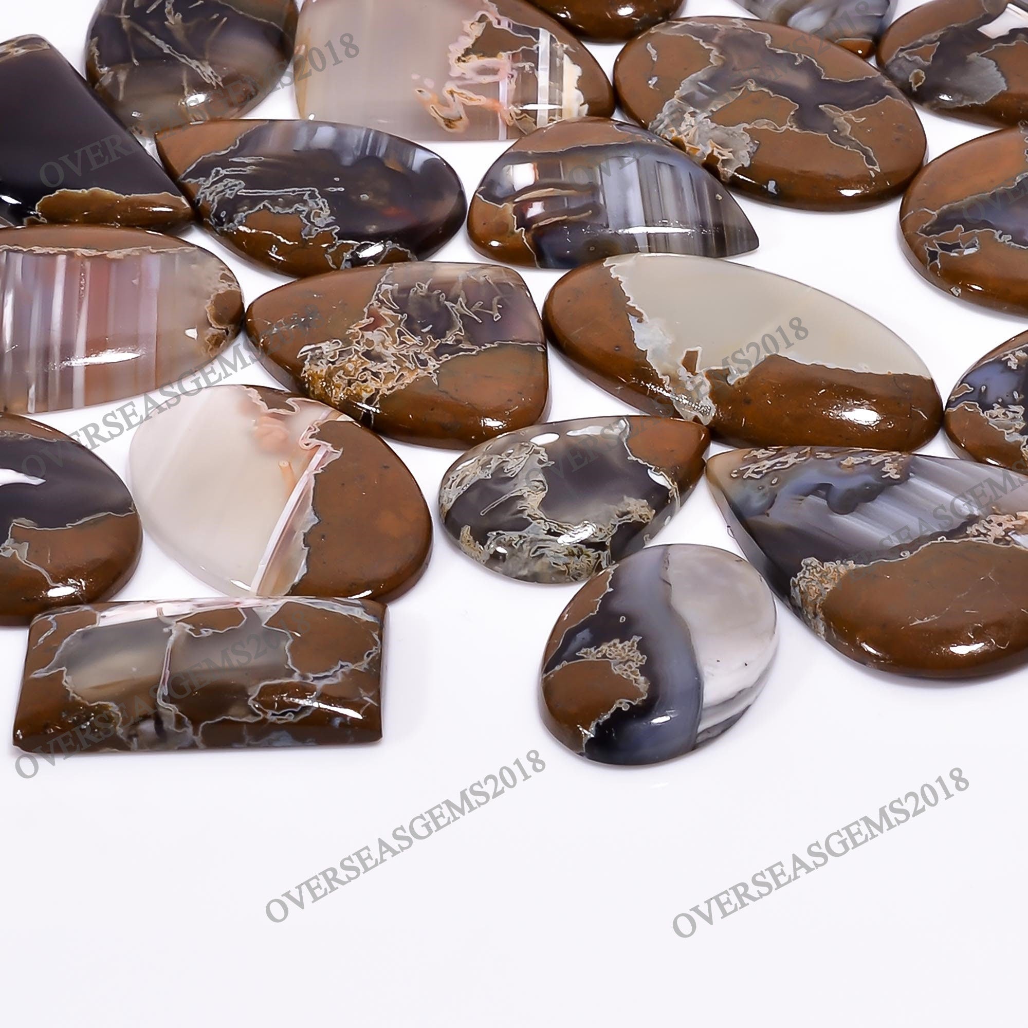 AAA Priday Ranch Cabochon Lot: Loose Gemstone Mix, Jewelry Making - image 2