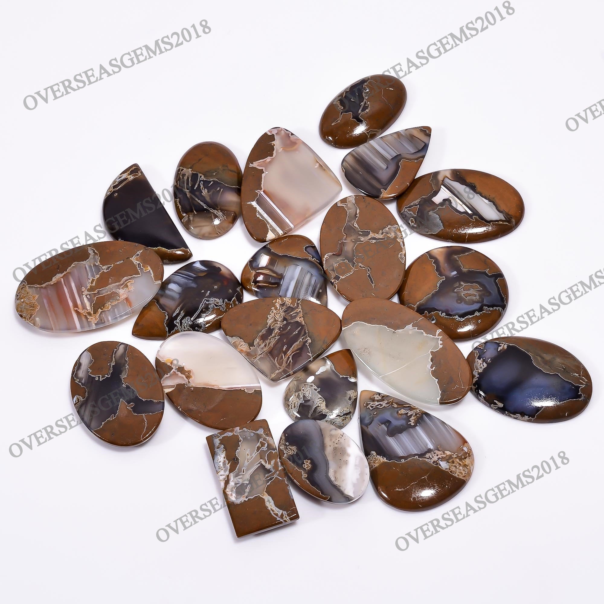 AAA Priday Ranch Cabochon Lot: Loose Gemstone Mix, Jewelry Making - image 3