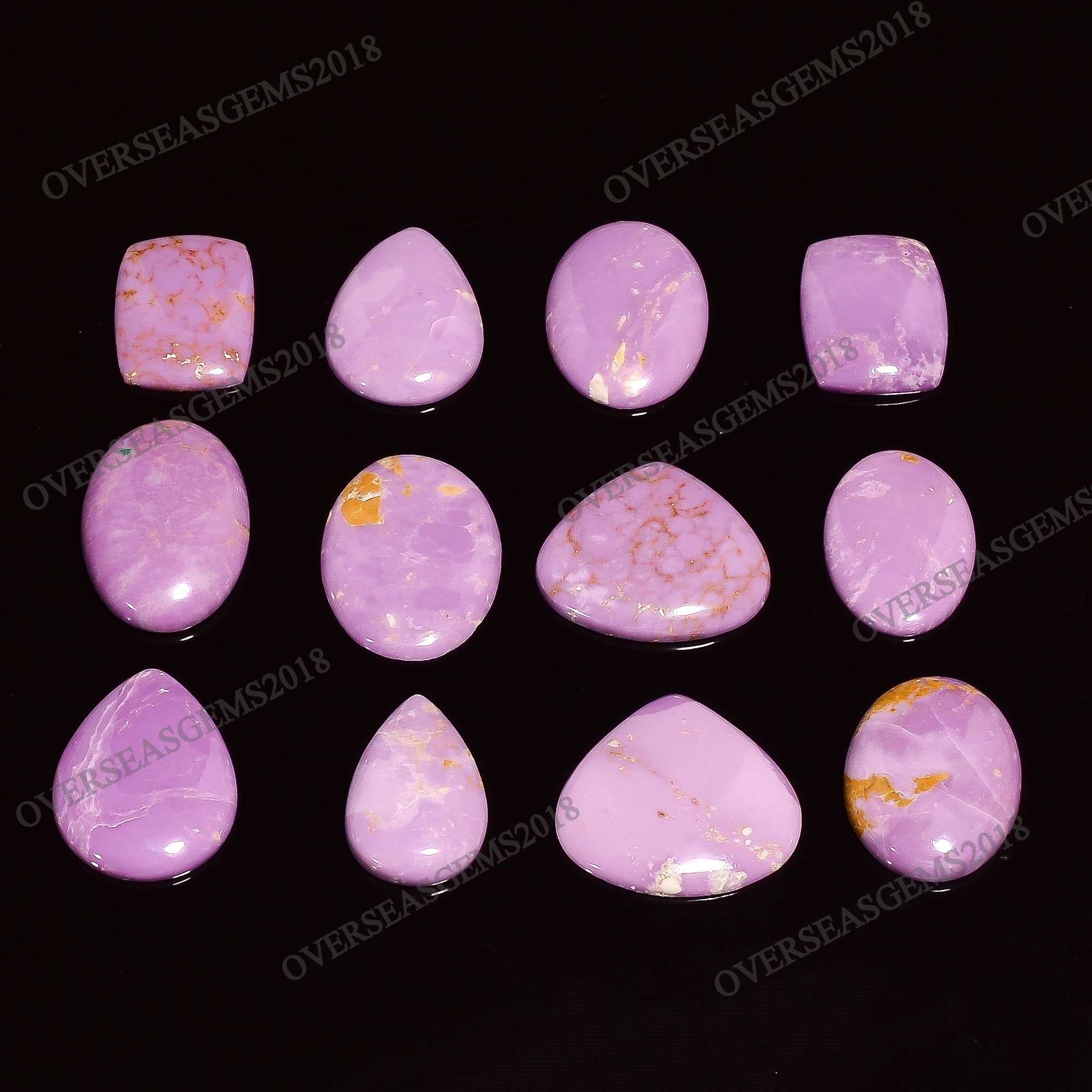 Natural Phosphosiderite Cabochon: Bulk Crystal Gemstone for Jewelry Making - image 2