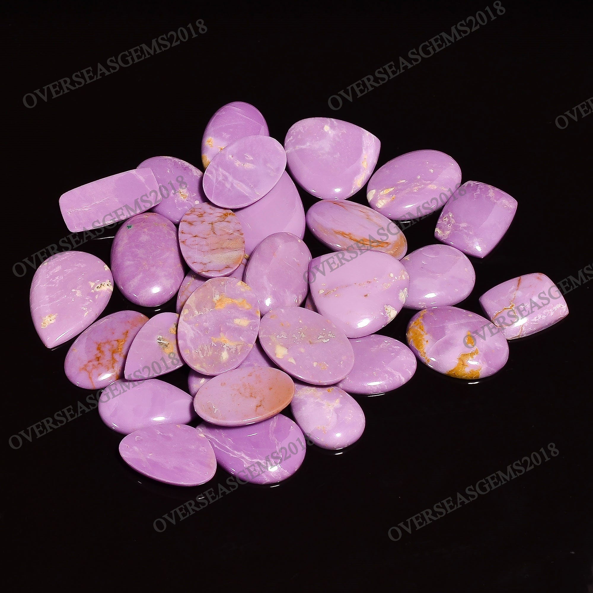 Natural Phosphosiderite Cabochon: Bulk Crystal Gemstone for Jewelry Making - image 4