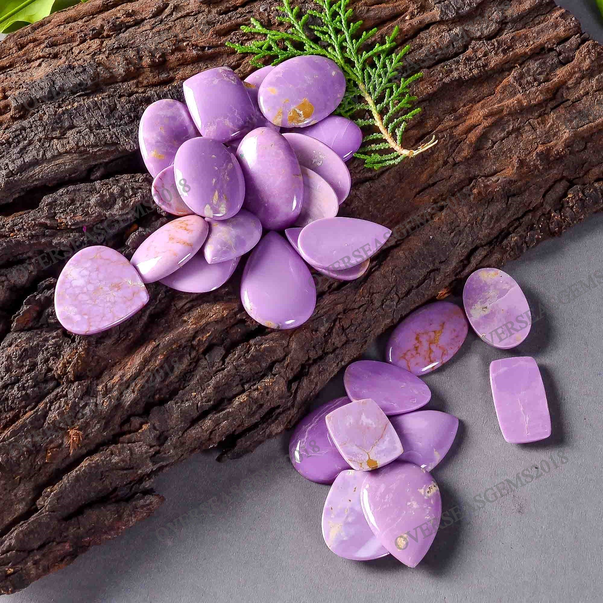 Natural Phosphosiderite Cabochon: Bulk Crystal Gemstone for Jewelry Making - image 5